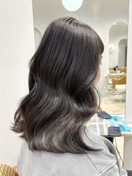 ティエラ 原宿 表参道(Tierra) 【Tierra美侑】イルミナカラーうる艶チャコールグレー