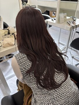 ジーナ 天神(Zina) レイヤーカット/小顔/黒髪/オリーブグレー[福岡天神]