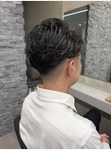 セミウェットフェードパーマ