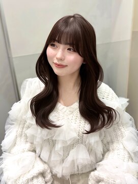 パルス ギンザ(PULSE ginza) チョコカラー レイヤーカット 韓国ヘア
