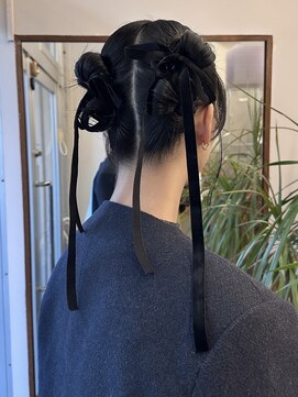 オルタナティブ(alternative) ツインシニヨン