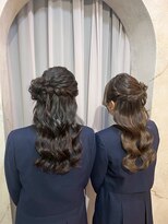 ヘアアレンジメント ボガスティーズ 川崎店(Hair arrangement Vogusty's) くるみちゃんヘア/ハーフアップサイドお団子