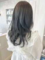 キャアリー(Caary)&nbsp;福山市Caary透明感寒色ブルージュグレージュロングレイヤー春夏