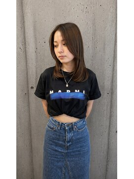 ピース バイ シータ(PEACE by CITA) 【KENJI】結べるレイヤー韓国ミディ 20代30代