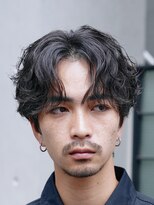 フィフスパーク(fifth PARK)&nbsp;渋谷波巻きスパイラルパーマシャドウパーマメンズマッシュウルフ