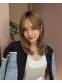韓国レイヤー/韓国風/ボブ/髪質改善/黒髪/ブリーチなし〔池袋〕