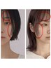 前髪・フェイスレイヤーの部分縮毛矯正+フェイスレイヤー・前髪のみのカット