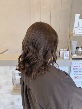 ジュエ ヘアー デザイン(Jue hair design) 夏透明感/マロンベージュ/ミディアム/20代/30代/知立/刈谷