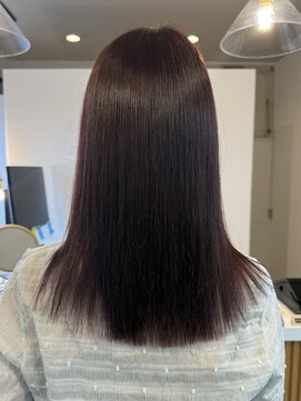 クララジャパン ナベシマ(CLALA JAPAN Nabeshima) グレージュ　艶髪　髪質改善　ブリーチ　ピンクベージュ　韓国風