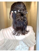 ロッカヘアエジェ(ROCCA hair eje.)&nbsp;イメチェンゆるふわシニヨンハーフアップ