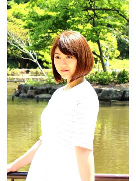 ビークラッシー(b-classy) 大人可愛い×グレージュアッシュ☆ラウンドボブ