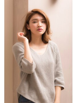 グラスヘアリオン(Grous hair lion) 【Grous Hair lion御茶ノ水】はねてもかわいいライトグレージュ1