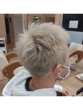 ステラ 川口東領家店(STELLA) メンズスタイル×ハイトーンカラー