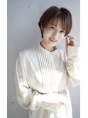 大人可愛いナチュラル小顔ショートヘア/ショートボブ/錦糸町