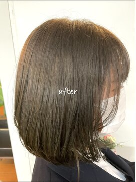 オーヘアールーム O hair-room オリーブベージュ