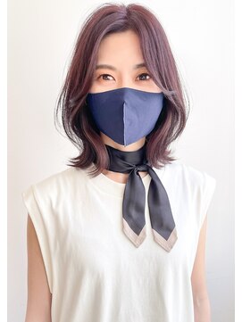 ルエ(rue) 大人可愛い20代30代40代小顔ウルフレイヤーボブ丸みショートボブ