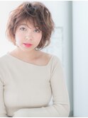 外国人風カール小顔エアリーマッシュボブf小山20代30代40代