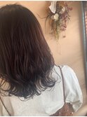 ミディアム/ロング/髪質改善縮毛矯正/髪質改善/韓国風/韓国ヘア