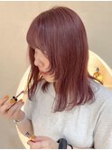 ブリーチダブルカラーインナーカラー髪質改善前髪カット韓国学割