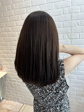 デイジー インデックスヘア 大島店(DAISY index hair) サラツヤ大人なナチュラルダークカラー！￥8400