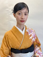 【清水】タイトアレンジ/成人式/卒業式/およばれヘアセット