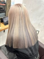 ロア 福岡天神本店(LORE)&nbsp;ダブルカラーベージュカラーケアブリーチカラーハイトーンカラー