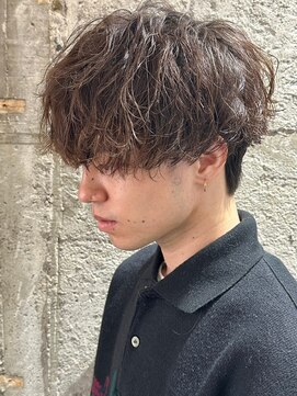 ニアウ 伊勢崎連取店(Niau) 波巻きスパイラルパーマツイストスパイラルパーマメンズマッシュ