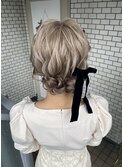 イベントヘア　ツインアレンジ　ツインヘア　ひつじヘア