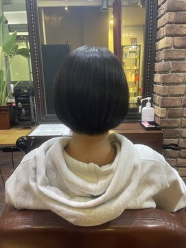 ヘアー デザイン ドルチェ(Hair design DOLCE) 前下がりグラデーションボブ