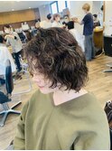 【クセ毛を生かしたウルフ】 新垣