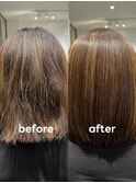 髪質改善＋縮毛矯正ストレートヘアエステ［鷺沼/縮毛矯正］