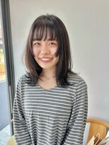 ヘアー アイス 御器所本店(HAIR ICI)&nbsp;20代30代40代レイヤーショコラアッシュ透明感小顔ブリーチなし