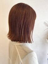 イソラヘアアトリエ(Isola hair atelier)&nbsp;【Isola】オレンジカラー×ぱつっとボブ