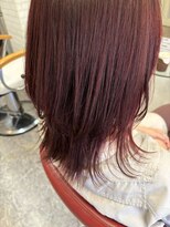 ロマンヤカタ ファース(ROMAN YAKATA fars) ブリーチなしピンクカラー@田島(2024/9)