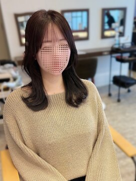 マーリャヘアー(mallia hair) レイヤースタイルレイヤーカットロングレイヤー小顔スタイル