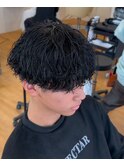 波巻きパーマ/メンズパーマ/波巻きマッシュ