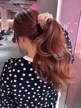 ダズリングディア(Dazzling Deer) ブリーチなしダブルカラー/レッド/ワインレッド