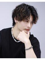 リップスヘアー 梅田アネックス(LIPPS hair)&nbsp;波巻きウルフセンターパート