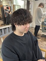 ハルクファースト 札幌(HRK 1st.) メンズ/眉毛/ニュアンスパーマ/ブリーチ/パーマ/メンズカット