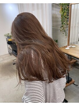 レル(lelu) ブリーチなし　beige brown