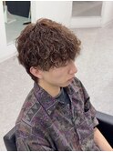 マッシュウルフ波巻きスパイラルパーマ