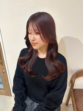 クレビアテン(CreBiA ten_) 韓国レイヤー/ブラウンレッド/艶髪