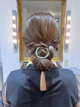 コワファースト  させぼ五番街店(COIFF1RST) お呼ばれ★シニヨンアレンジ