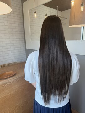 アルベリー ヘアーアンドスパ 浜松上島店(ALBELY hair&spa) スーパーロングのツヤサラ縮毛矯正