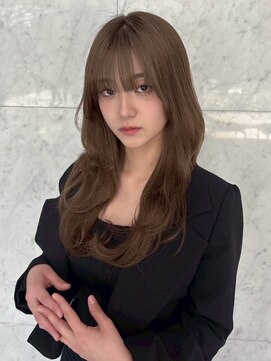 ユーフォリア 渋谷グランデ(Euphoria SHIBUYA GRANDE) グレージュ 透明感カラー レイヤーカット 韓国ヘア