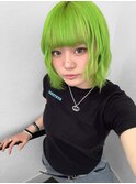 ビビットグリーンカラー