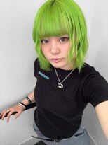 ラグ バイ シゲルカットクラブ 神田久志本店(lag)&nbsp;ビビットグリーンカラー