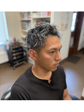 理容 うめむら メンズメッシュ/メンズパーマ/マッシュ/眉毛//ウルフ/床屋