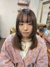 【初めてのくすみカラー】挑戦しやすい透明感カラー＋カット