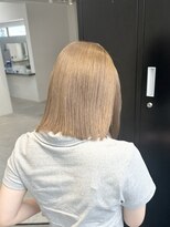 ラック 表参道(LUCK)&nbsp;ミルクティーベージュ/デザインカラー/マロンベージュ/表参道